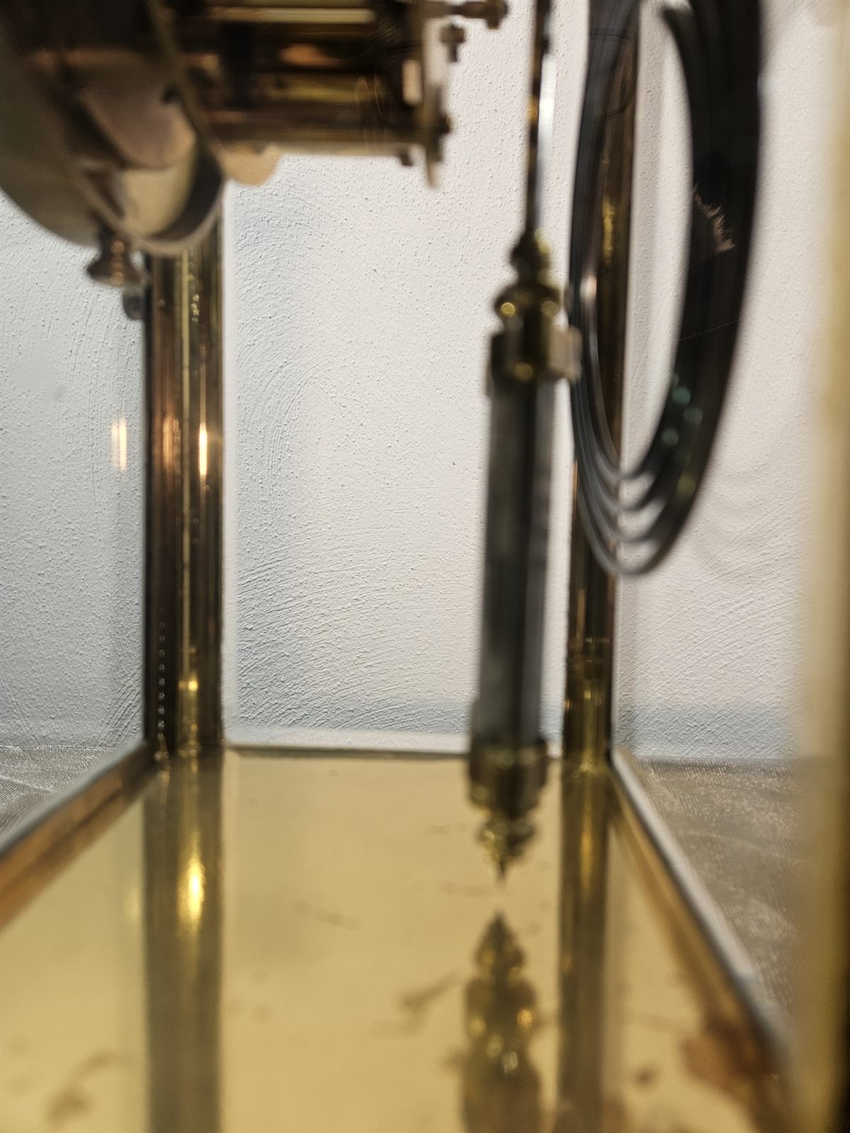 Französische Vierglasuhr, Werkdetail
